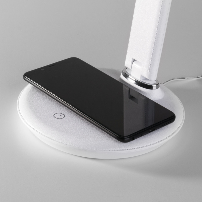 Офисная настольная лампа светодиодная диммируемая с выключателем беспроводным ЗУ и USB-портом Brava TL90530 (a047272)