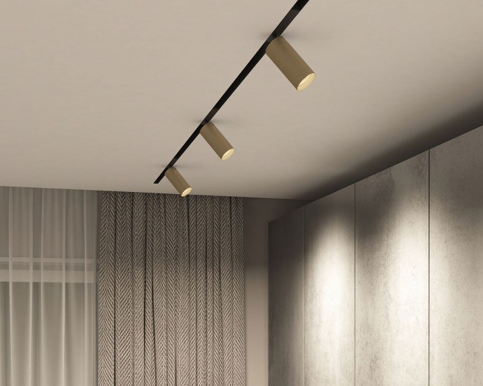 Трековый светильник однофазный Smart Spot DK8020-BG (dk8020-bg)