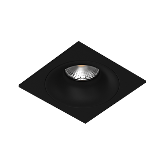 Встраиваемый светильник под сменную лампу Ledron MJ1003 SQ Black (2342)