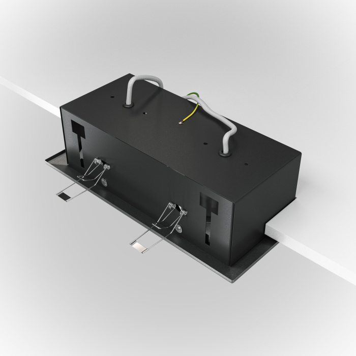 Встраиваемый светильник Metal Modern GU10 2x50Вт Maytoni Technical DL008-2-02-S (dl008_2_02_s)