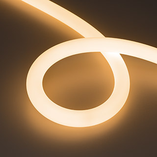 Лента герметичная MOONLIGHT-TOP-FP-X1088-D25mm 24V Warm2700 (20 W/m, IP65, 5m, wire x1) (Arlight, Вывод прямой, 3 года) 038864