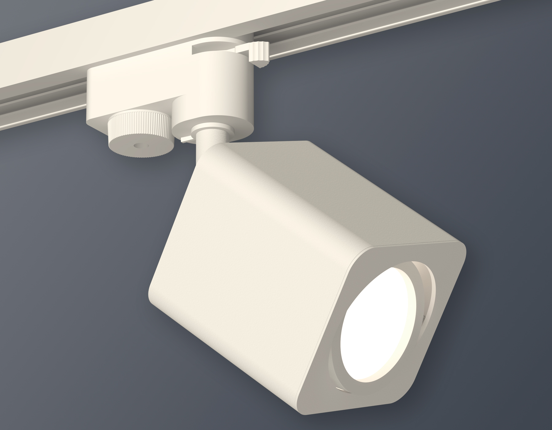 Комплект трекового однофазного светильника XT7812010 SWH белый песок MR16 GU5.3 (A2520, C7812, N7710)