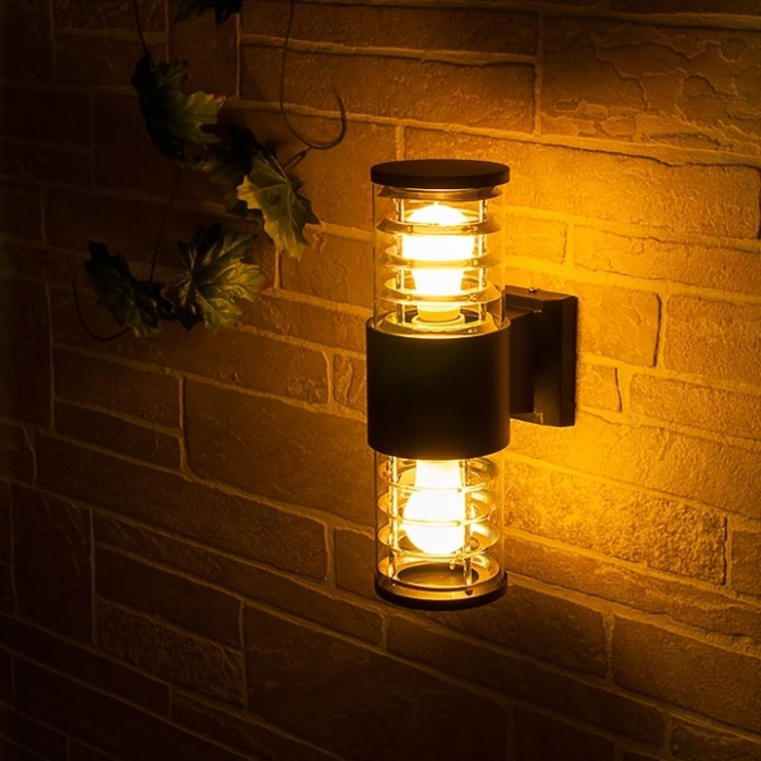 Настенный светильник уличный 1407 TECHNO серый (electrostandart_a032621)