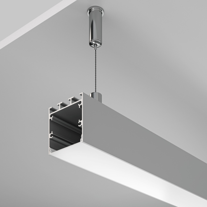 Алюминиевый профиль подвесной -накладной 35x35 Maytoni Led Strip ALM-3535B-S-2M (alm-3535b-s-2m)