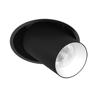 Встраиваемый поворотный светодиодный светильник Ledron EVA DANNY MINI Black-White (2024)