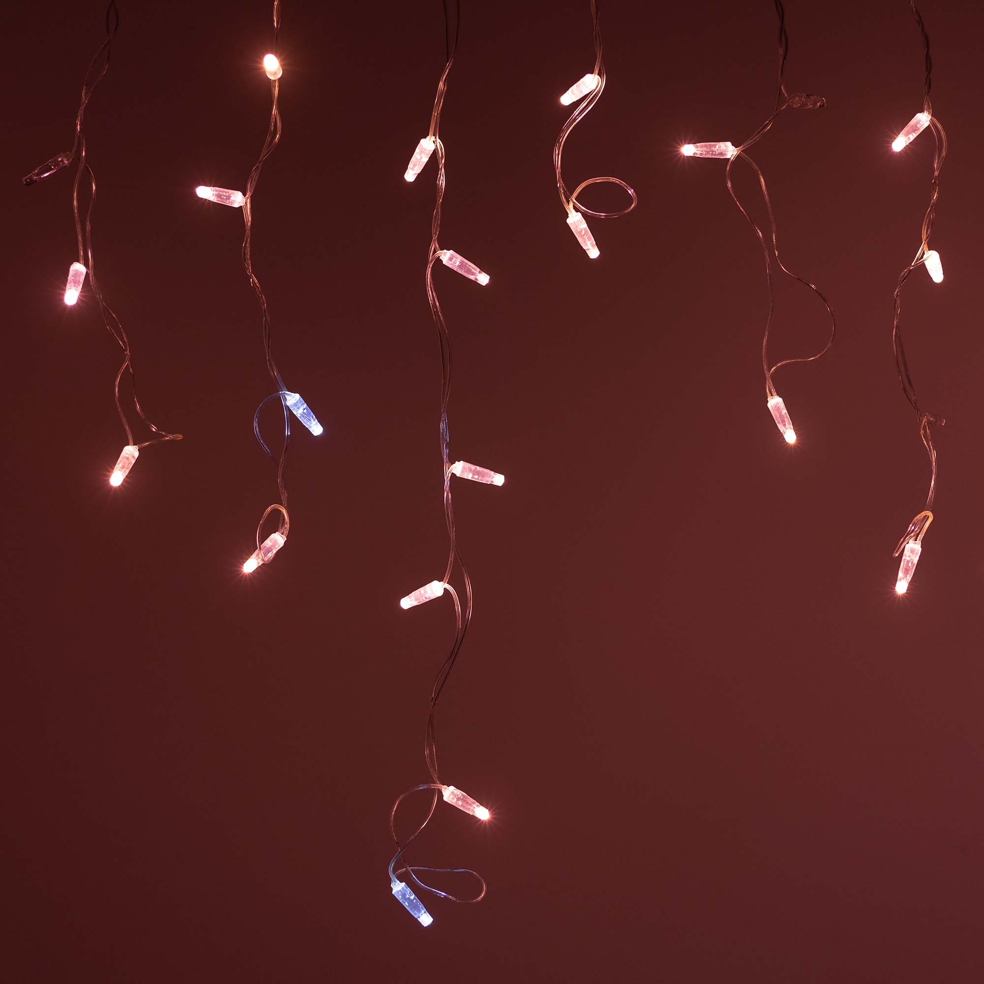 Светодиодная гирлянда ARD-EDGE-CLASSIC-2400x600-CLEAR-88LED-FLASH Rose Gold (230V, 6W) (Ardecoled, IP65) 031189