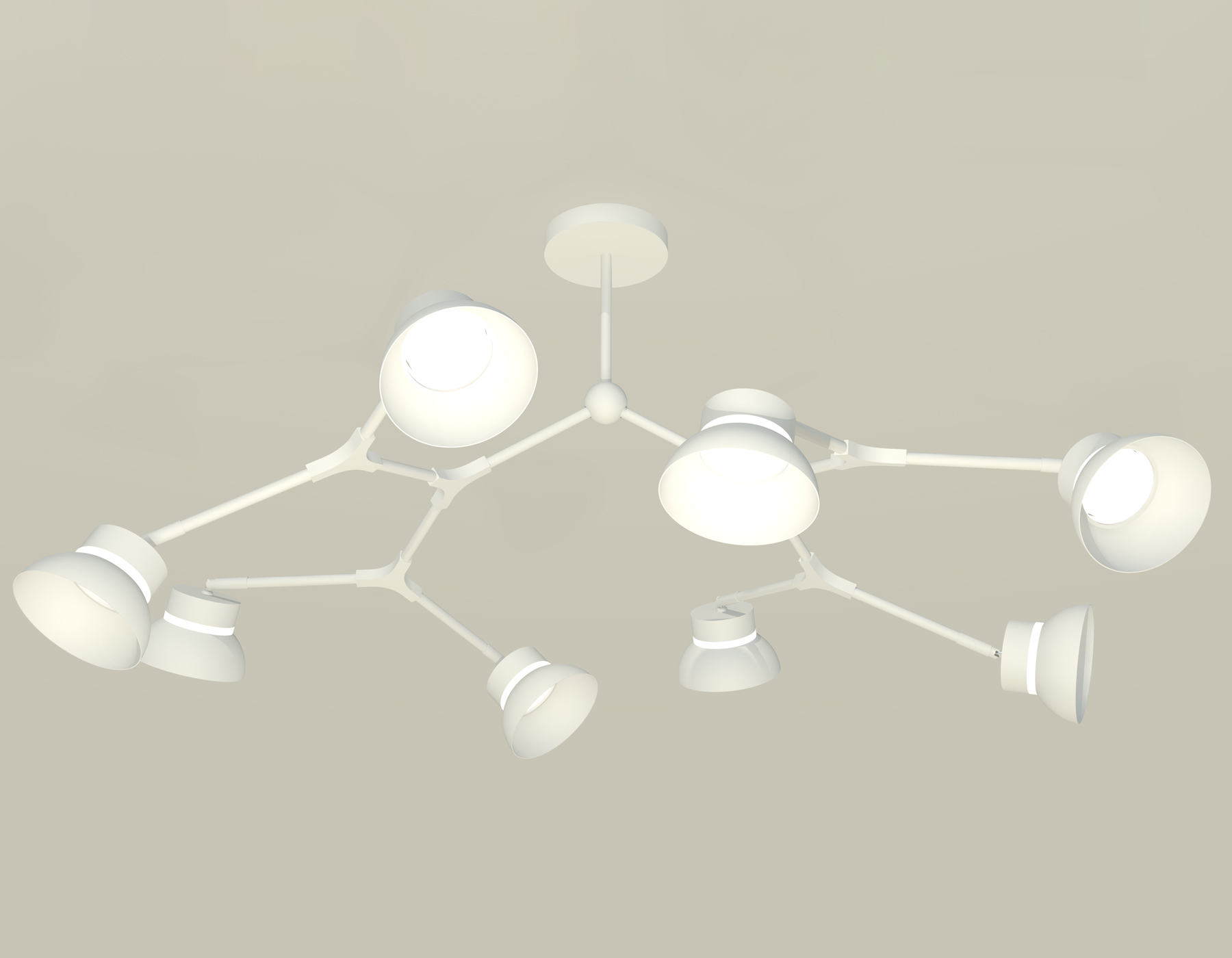 Комплект подвесного поворотного светильника XB9059100/8 SWH/FR белый песок/белый матовый GX53 (C9059, N8140)