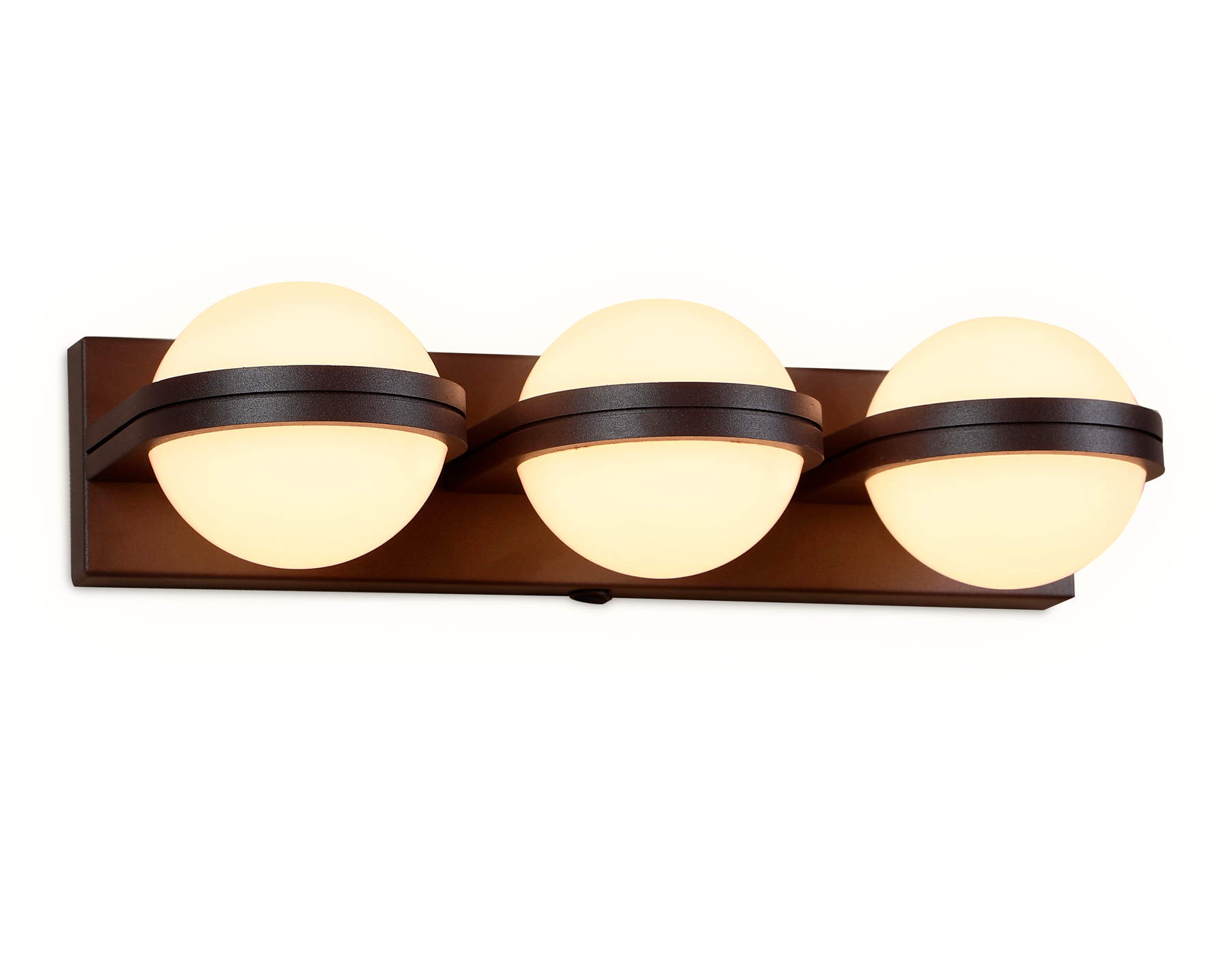 Настенный светодиодный светильник с выключателем FW560/3 SCF кофе песок LED 3000K 15W 370*80*138