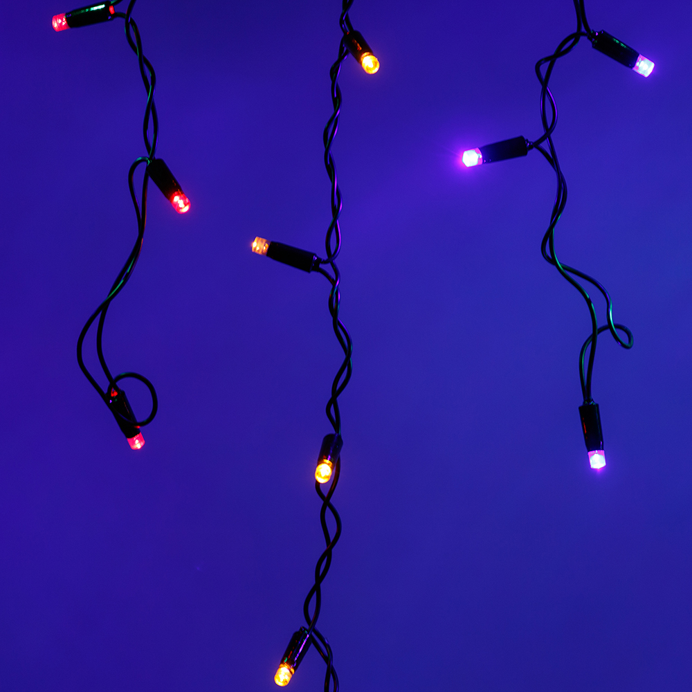 Светодиодная гирлянда ARD-EDGE-CLASSIC-2400x600-BLACK-88LED-LIVE RGB (230V, 6W) (Ardecoled, IP65) 026015