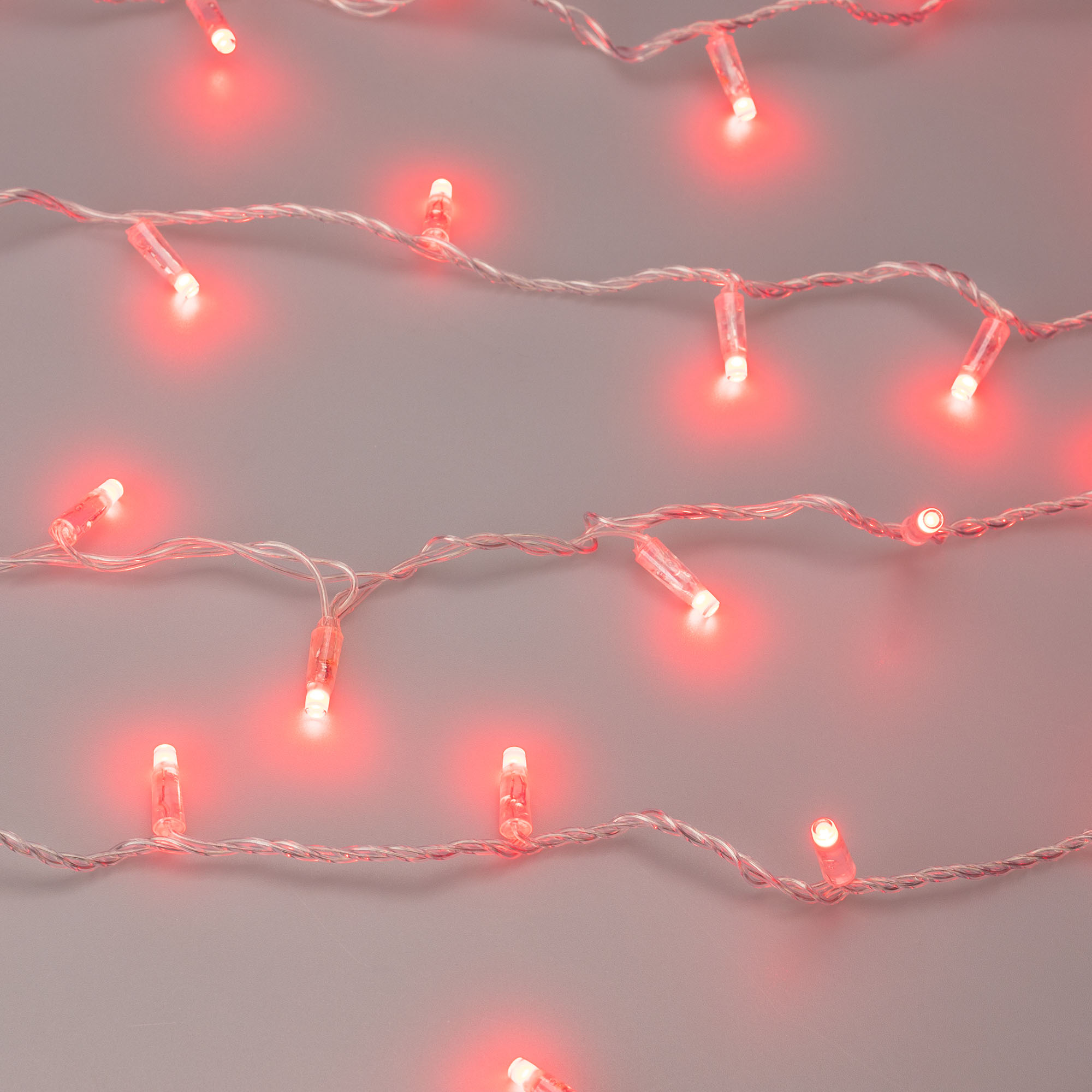 Светодиодная гирлянда ARD-STRING-CLASSIC-20000-CLEAR-200LED-SYNC RGB (230V, 13W) (Ardecoled, IP65) 028207