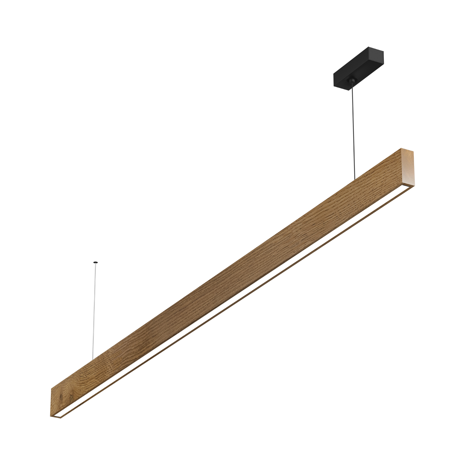 Подвесной накладной светодиодный светильник Ledron WOODEN 2070 3000K (4627)