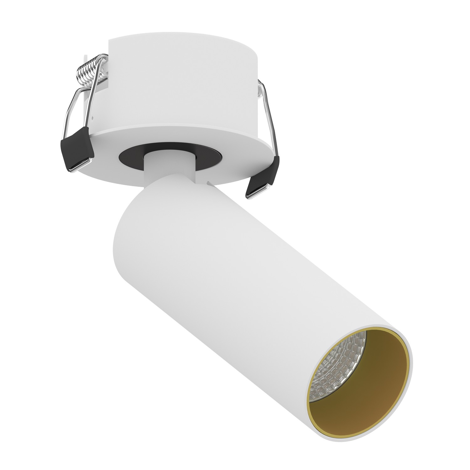 Встраиваемый поворотный светодиодный светильник Ledron SAGITONY R BASIC S40 White-Gold (2033)