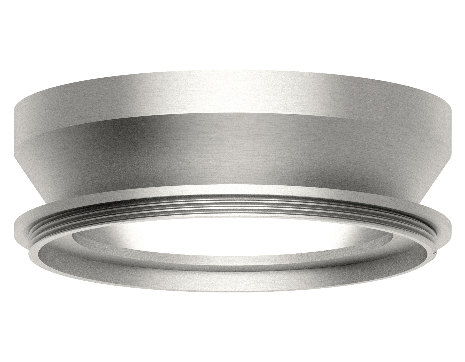 Насадка задняя накладная для корпуса светильника с диаметром отверстия D85mm N8907 MCH хром матовый D85*H30mm Out25mm GX53