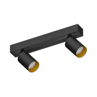 Накладной поворотный светодиодный светильник Ledron SAGITONY E2 S60 Black-Gold 4000K (11117)