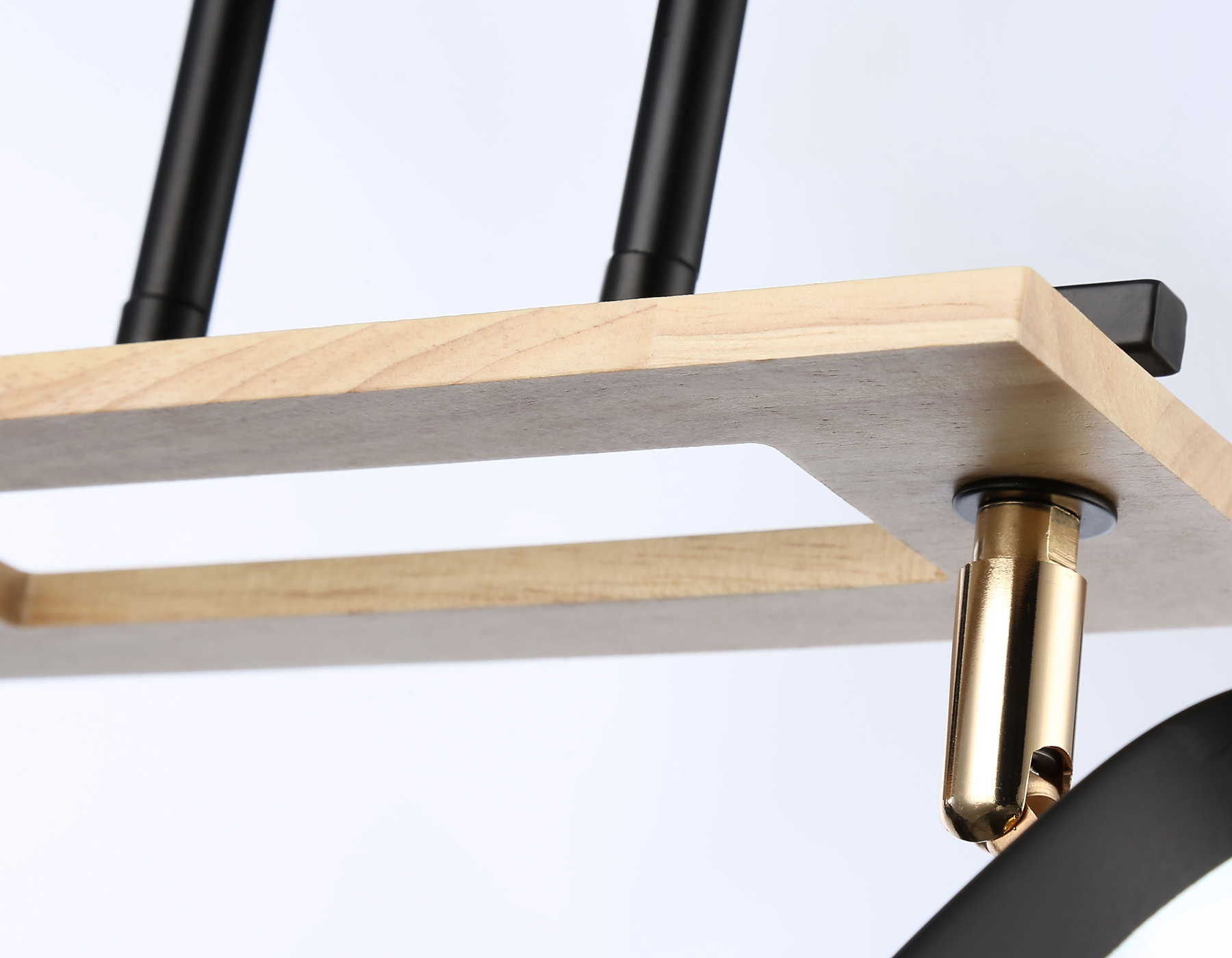 Подвесной светильник TR9525/2 BK/FGD/TI черный/золото/янтарь E27/2 max 40W 510*100*270