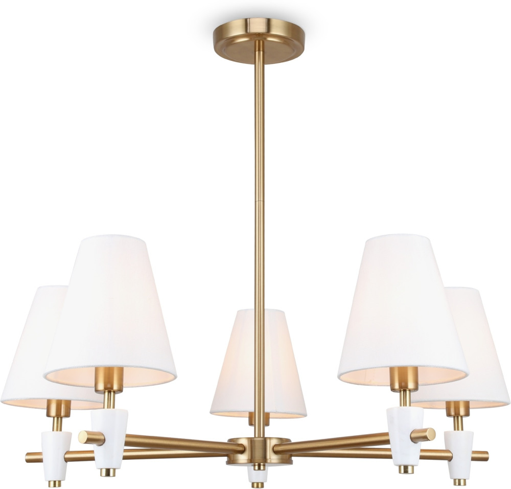 Потолочная люстра на штанге Freya Pietra FR5371CL-05BS (fr5371cl-05bs)