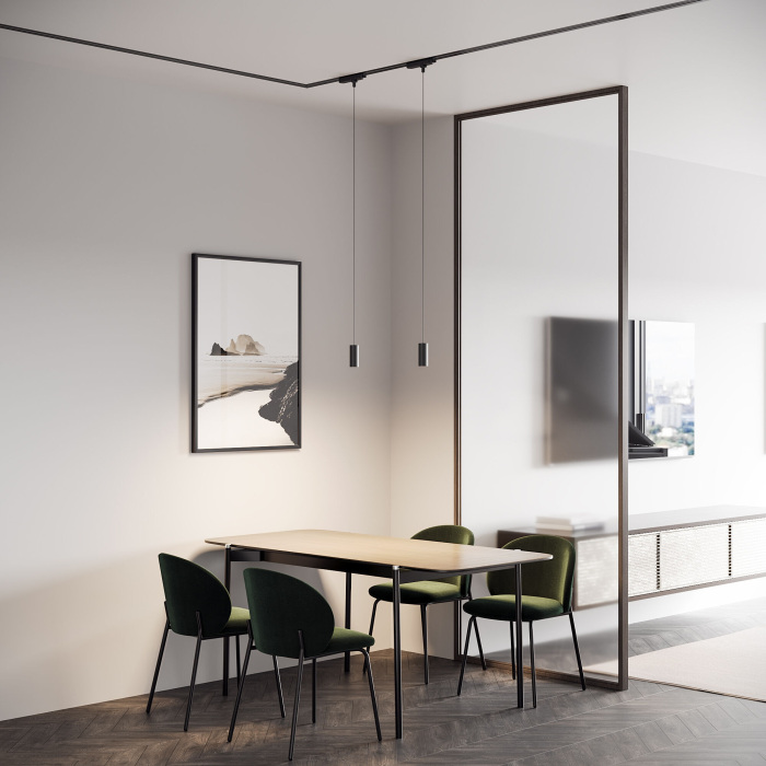 Трековый светильник подвесной магнитный Elektrostandard Amend 8511301 черный 12W 4000K однофазный (electrostandart_a065337)