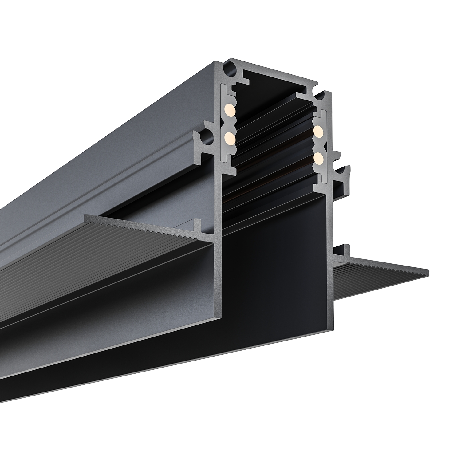 Встраиваемый магнитный трек Ledron АВД-5355 Black (3837)