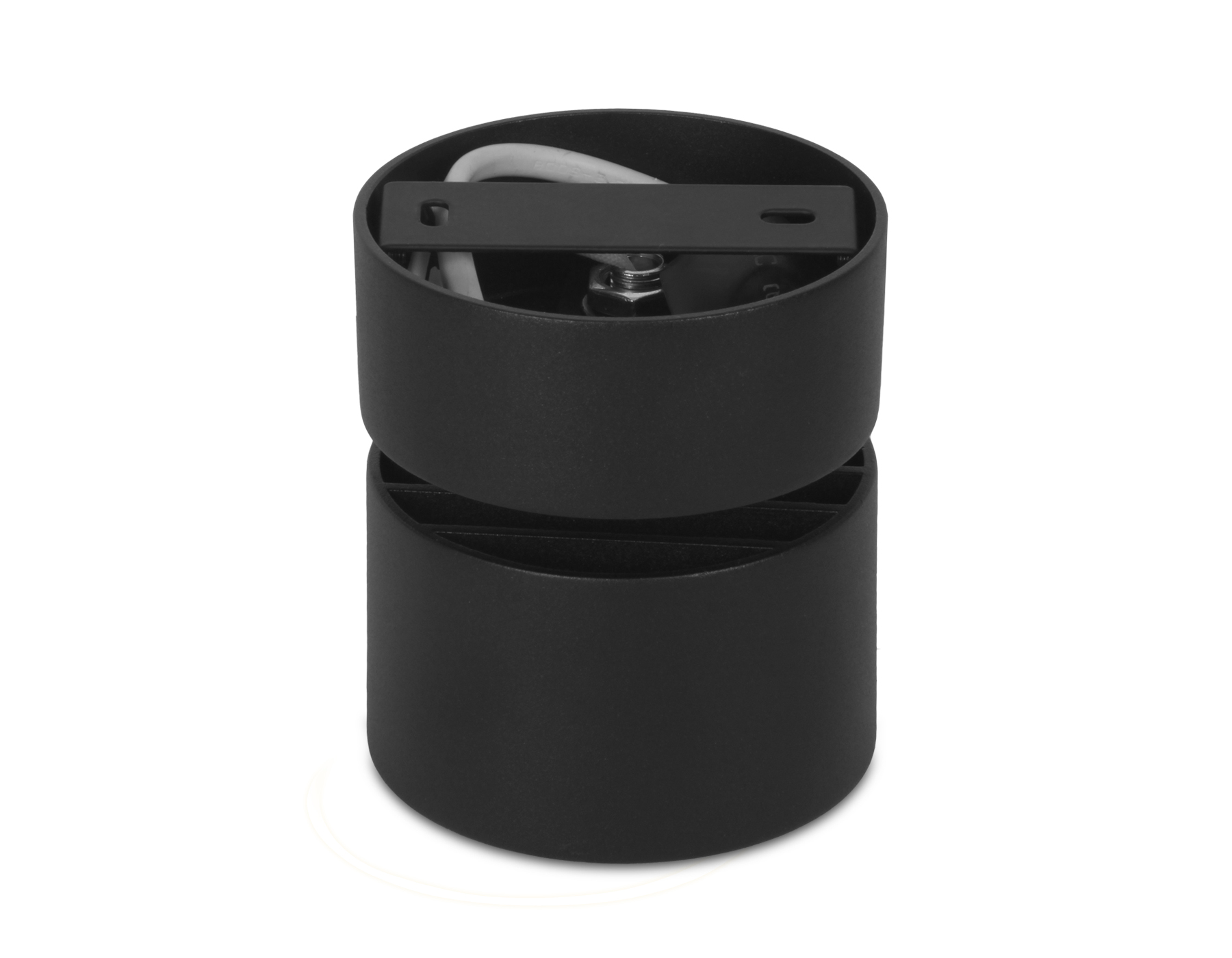 Накладной поворотный светодиодный светильник TN269 SBK черный песок LED 4200K 7W D75*83