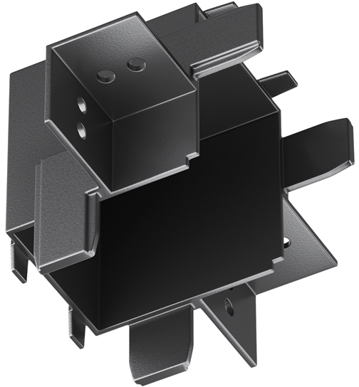 Коннектор угловой внутренний Radity встраиваемый черный магнитный Maytoni Technical TRA084CT-12B