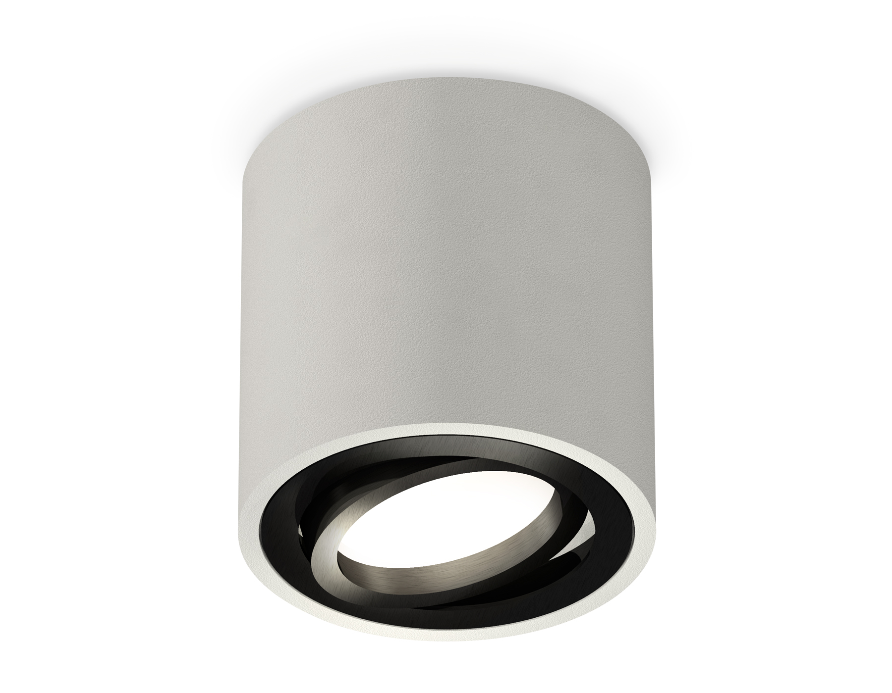 Комплект накладного поворотного светильника XS7533002 SGR/PBK серый песок/черный полированный MR16 GU5.3 (C7533, N7002)