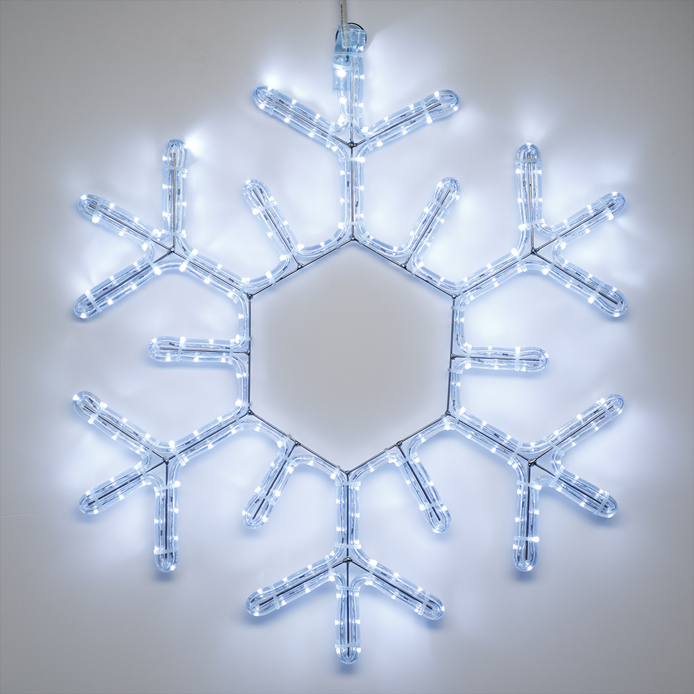 Фигура ARD-SNOWFLAKE-M5-600x600-216LED White (230V, 15W) (Ardecoled, IP65) 025308