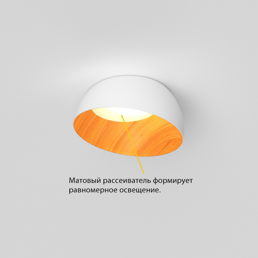 Накладной светодиодный светильник GLOW D500 (9998)