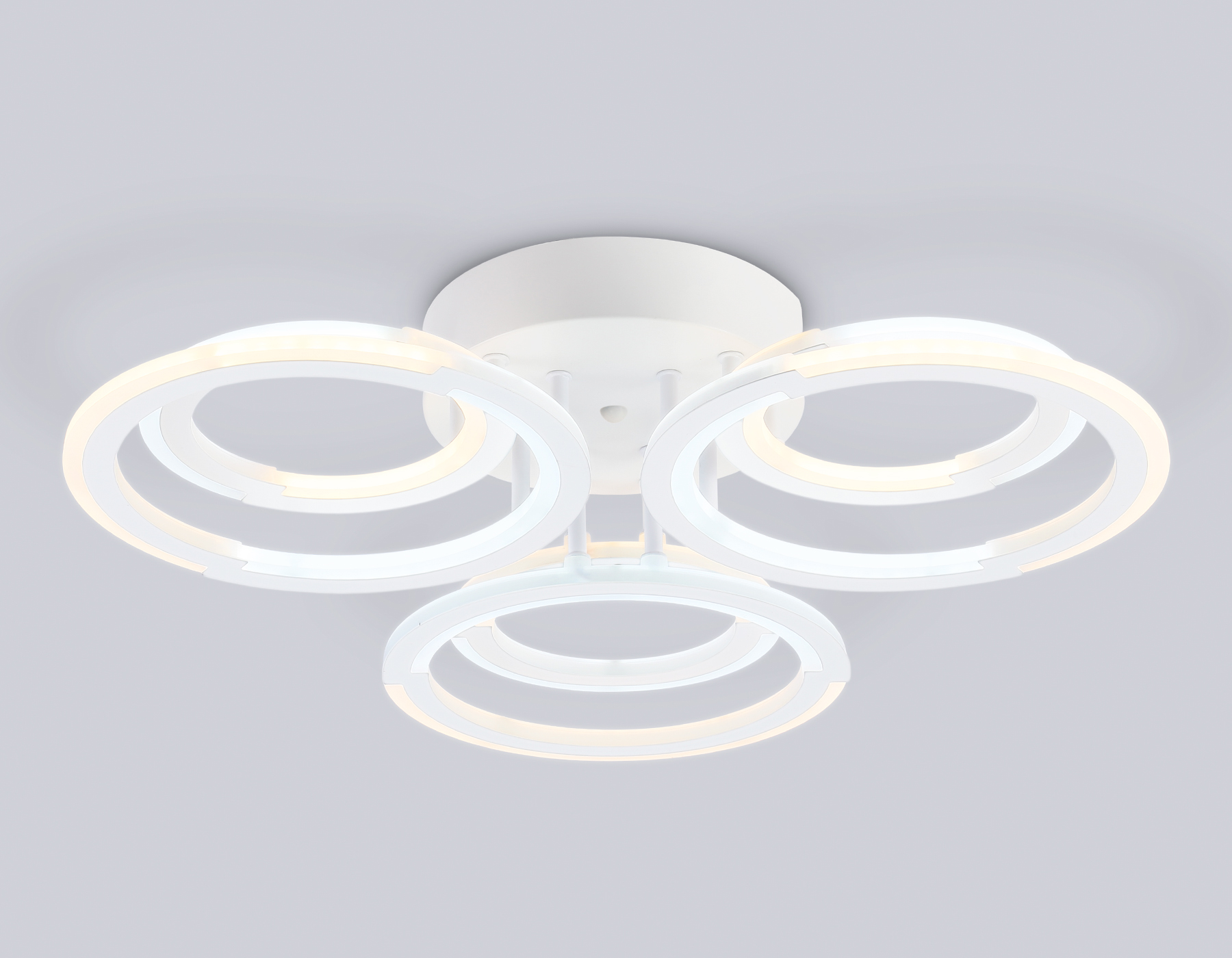 Светильник светодиодный потолочный FA8943/3+3 WH белый 79W 3000-6000K D580*120 (ПДУ ИК)