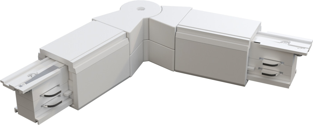 Коннектор поворотный шарнирный Trinity белый трехфазный Maytoni Technical TRA005CS-31W (tra005cs_31w)