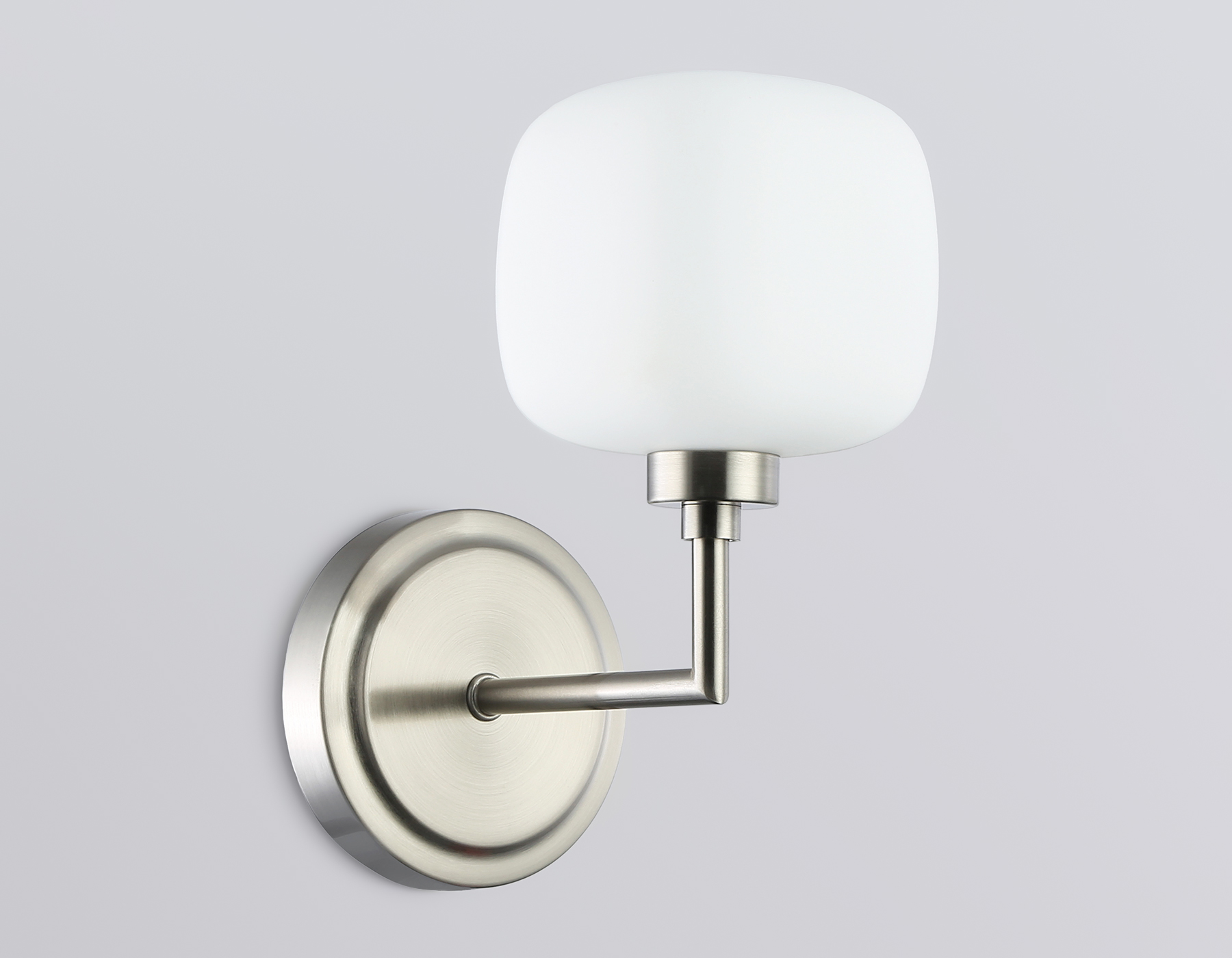 Настенный светильник LH53007 SN/FR сатин никель/белый матовый G9 max 40W 195*120*230