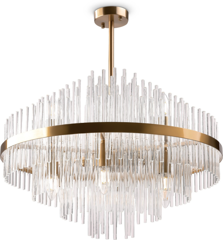 Потолочная люстра на штанге Agora FR5216PL-09BS (fr5216pl-09bs)