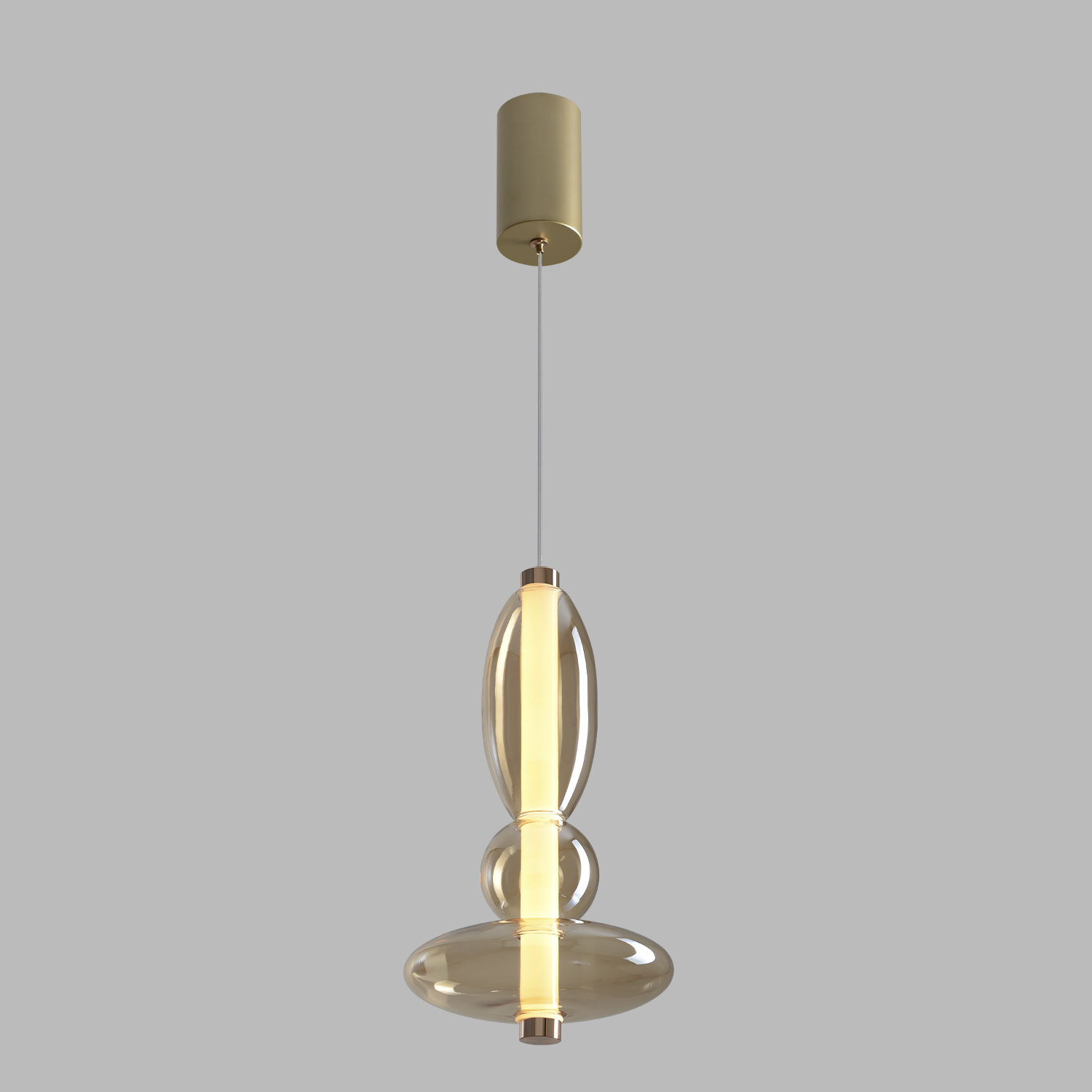 Светильник подвесной Crystal Lux QUASAR SP10W LED AMBER