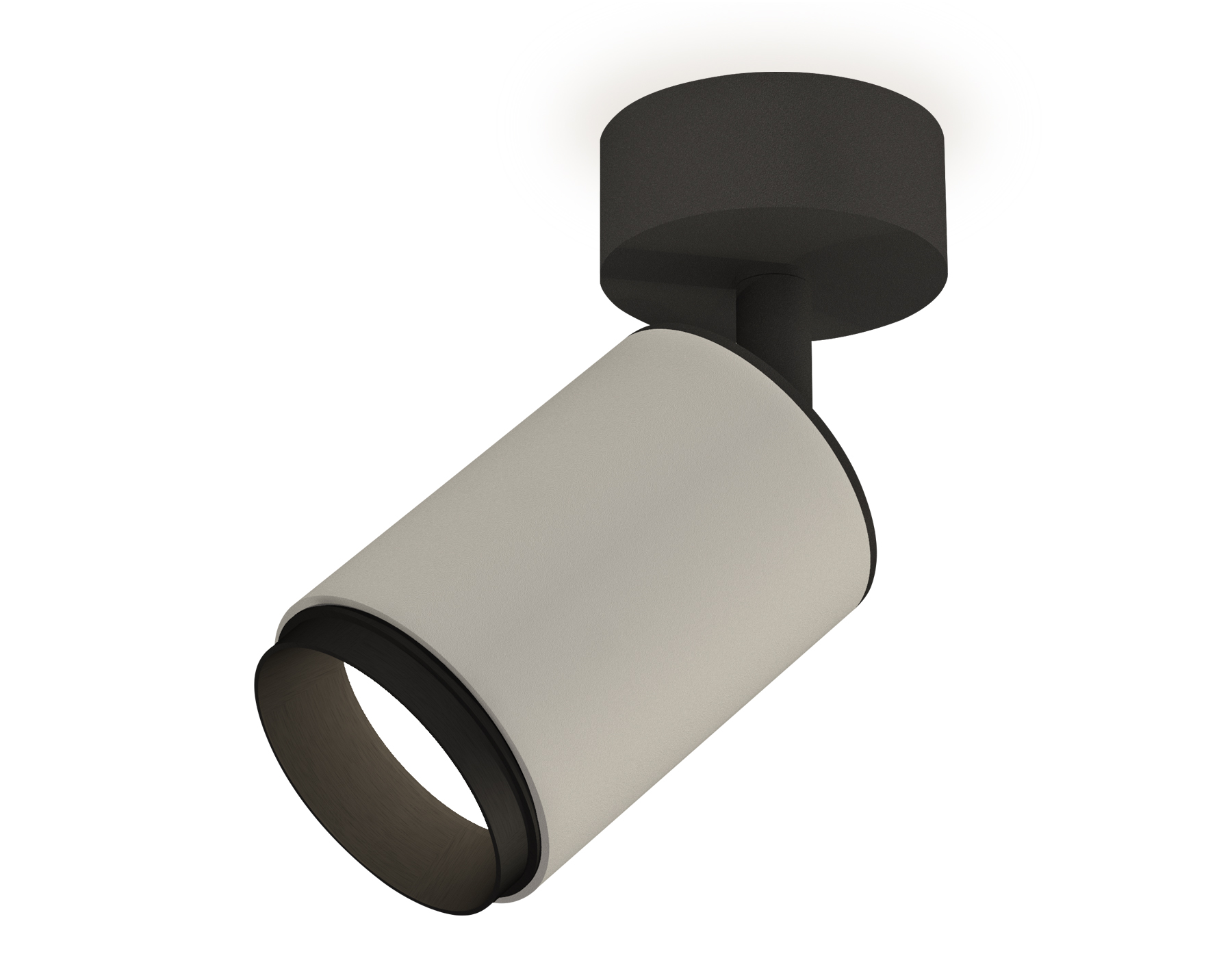 Комплект накладного поворотного светильника XM6314021 SGR/SBK/PBK серый песок/черный песок/черный полированный MR16 GU5.3 (A2210, C6314, N6121)