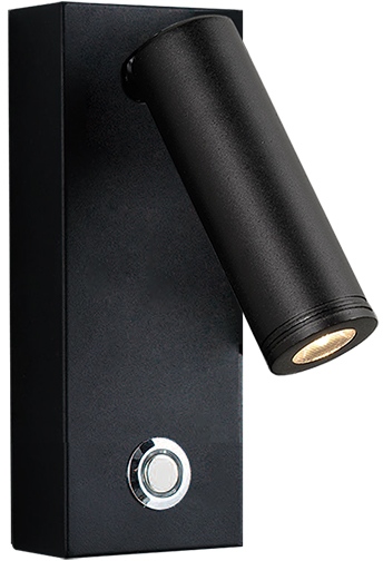 Бра для чтения светодиодное с выключателем Newport 14350 14351A black (14351_a_black)