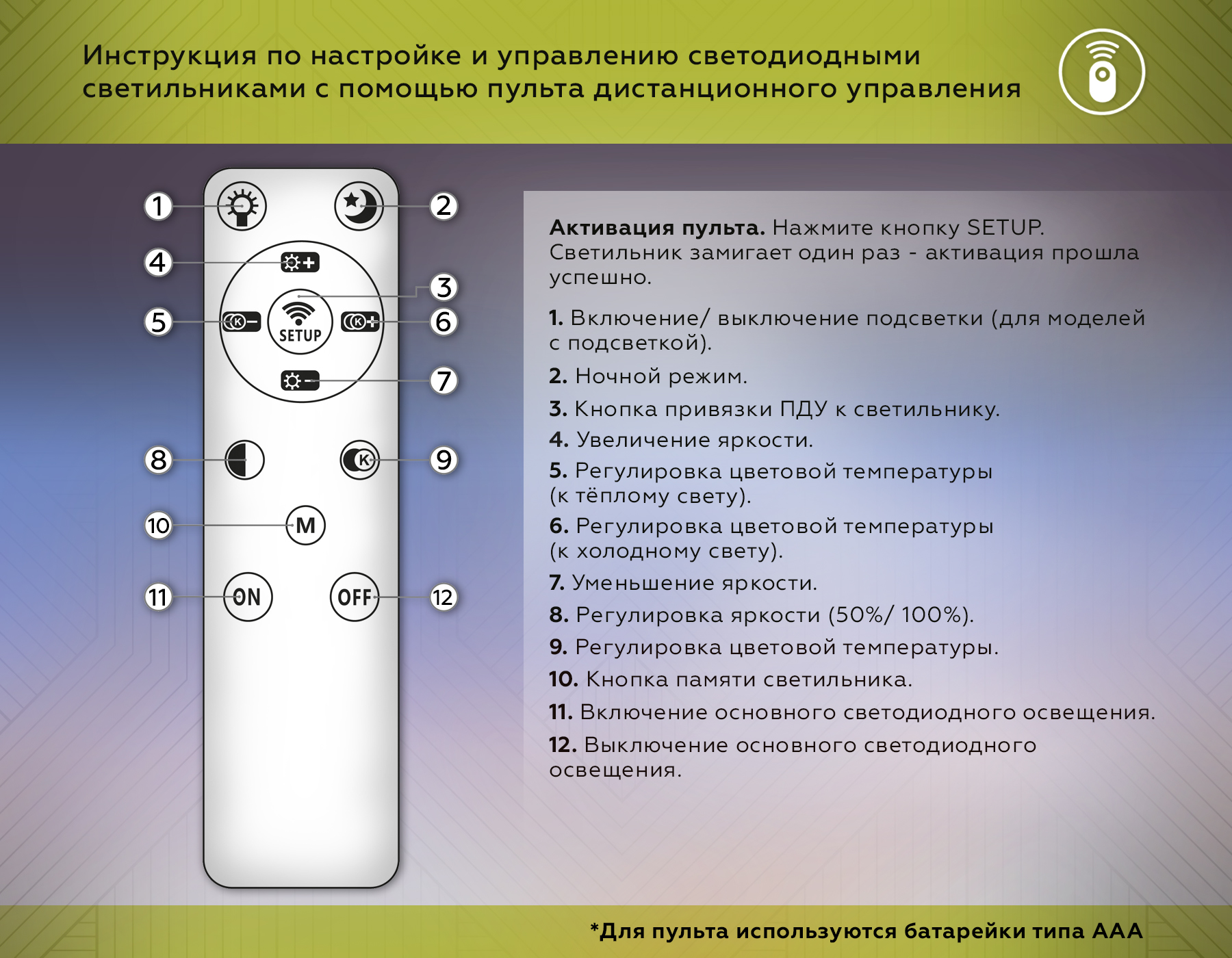 Подвесной светодиодный светильник с пультом FL10503 BS латунь 3000K/4200K/6400K 74W D600*1200 (ПДУ РАДИО 2.4G)