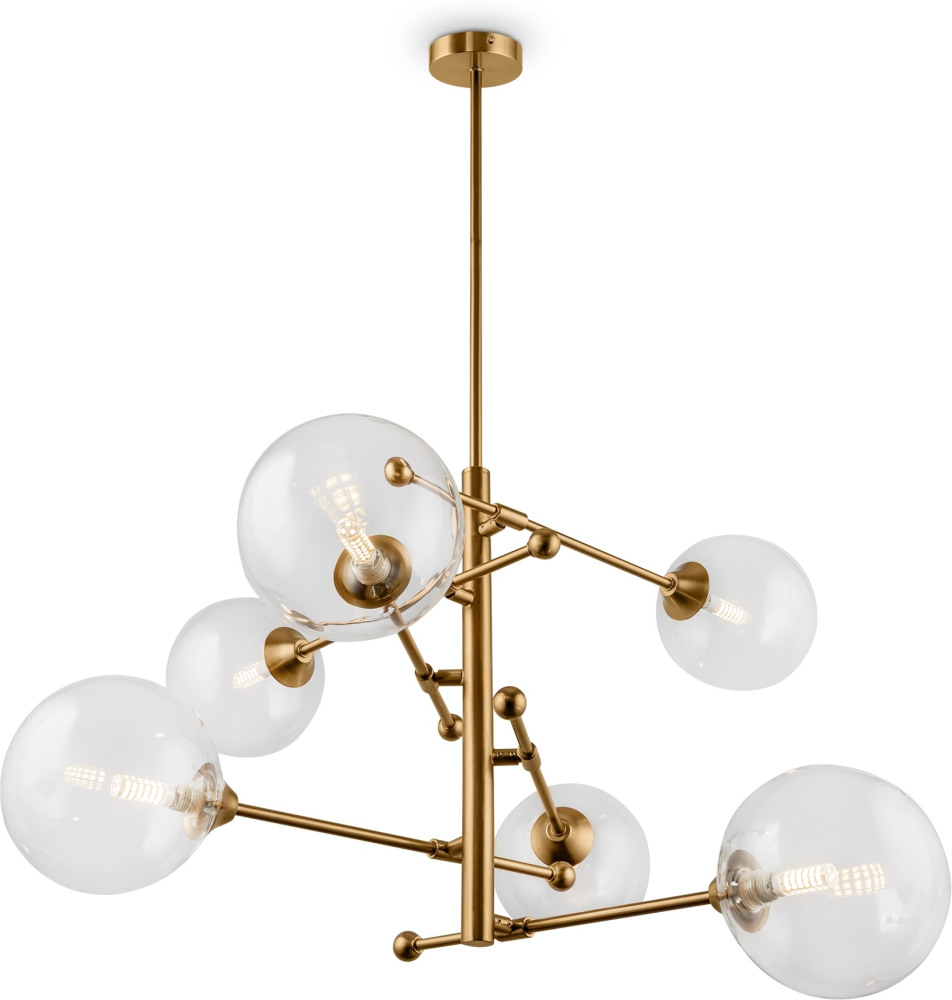 Потолочная люстра светодиодная Maddison FR5115PL-06BZ (fr5115pl-06bz)