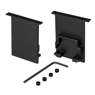 Заглушка SL-COMFORT-3551-F BLACK глухая (Arlight, Металл) 031787