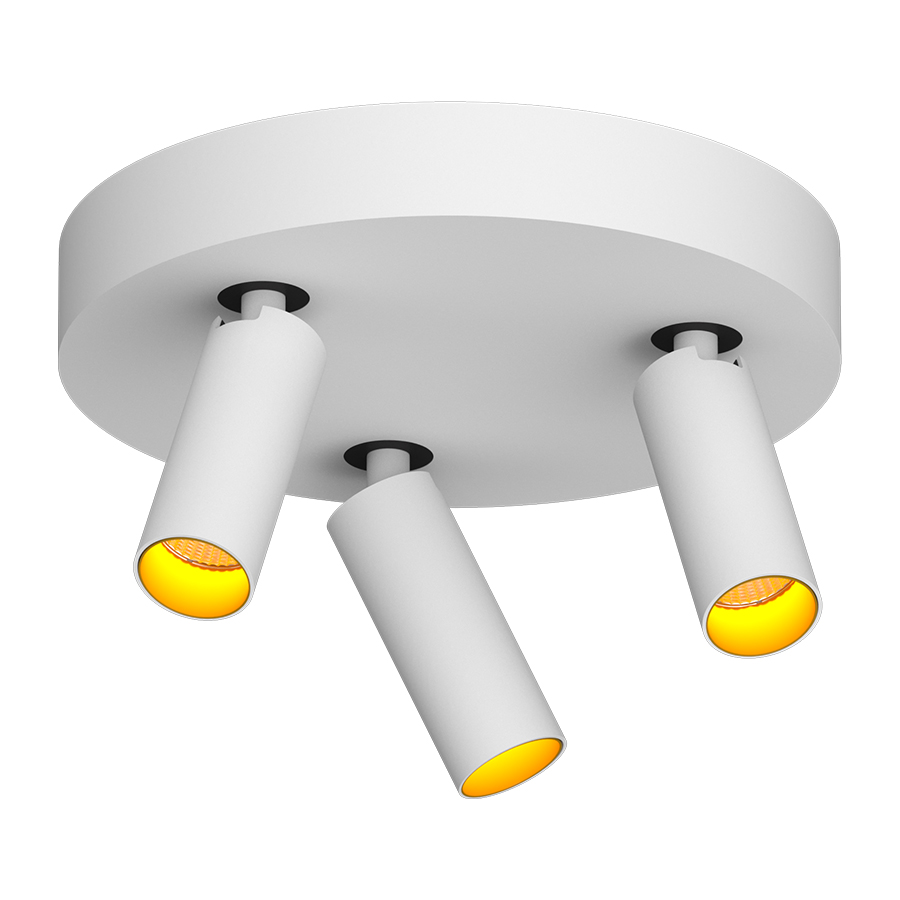 Накладной поворотный светодиодный светильник Ledron SAGITONY R3 S40 Dim White-Gold 4000K (10856)