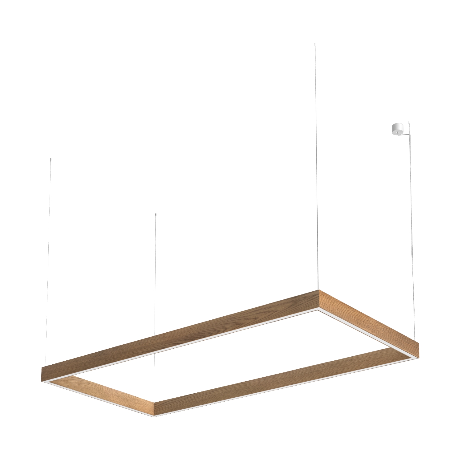 Подвесной светодиодный светильник Ledron KVADRO HL 1025х2025 White 3000K (4690)