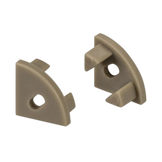 Заглушка SL-KANT-H11 OLIVE GREY c отверстием (Arlight, Пластик) 038368