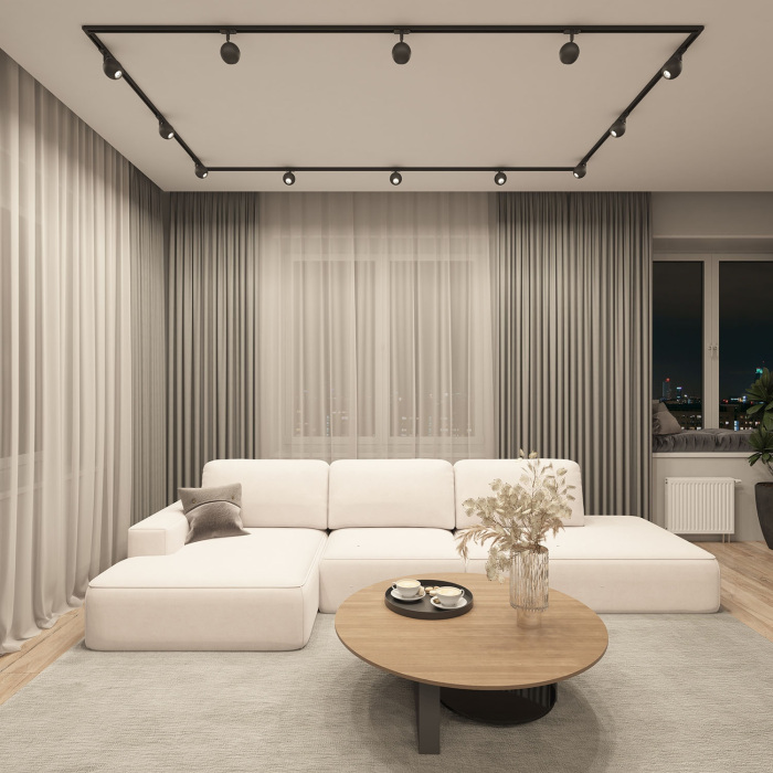 Трековый светильник однофазный Denkirs Omra DK6070-BK (dk6070-bk)