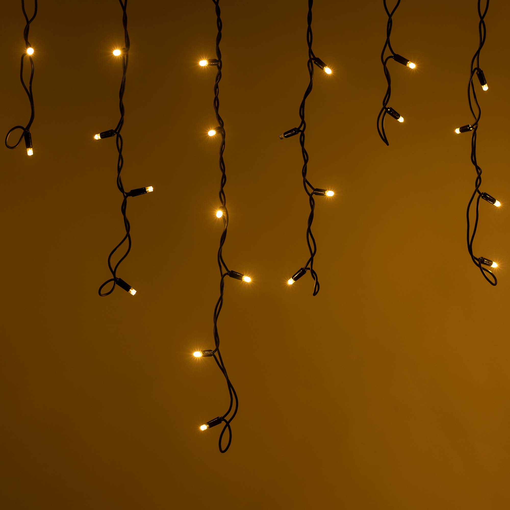 Светодиодная гирлянда ARD-EDGE-PRO-4000x600-BLACK-128LED-FLASH Warm/Warm (230V, 8W) (Ardecoled, IP65) 031194