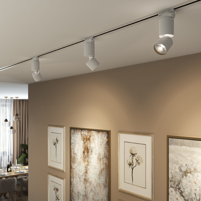 Трековый светильник светодиодный Elektrostandard Sens 8504701 белый матовый 10W 4200K однофазный (electrostandart_a062879)