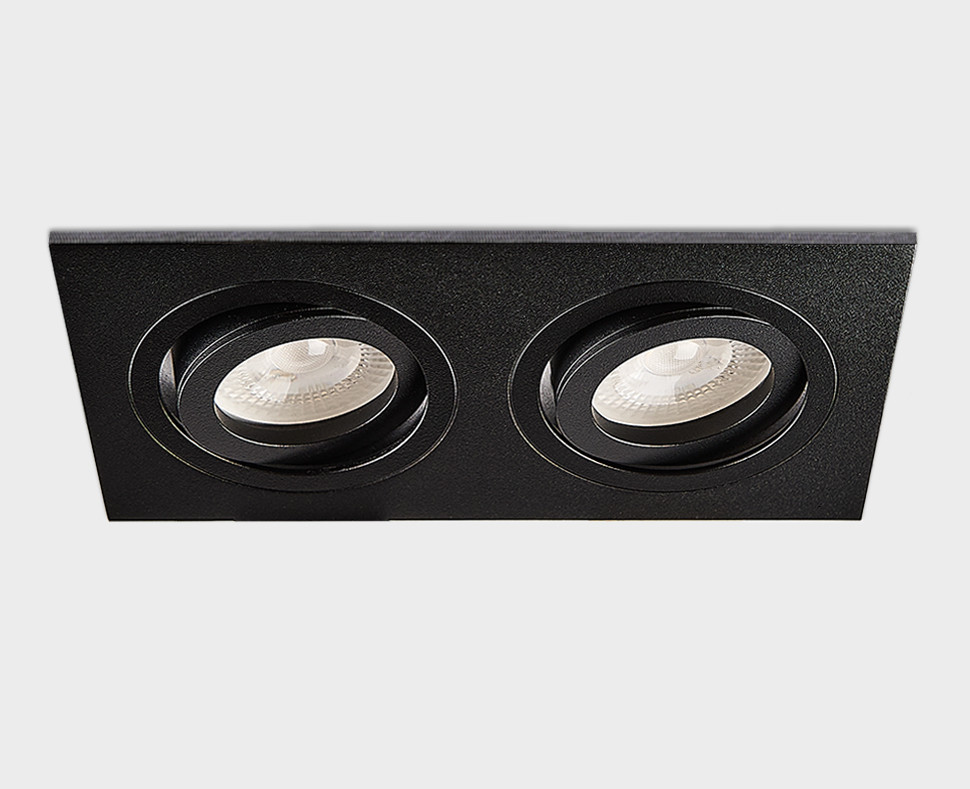 SAG203-4.316 black/black светильник встраиваемый