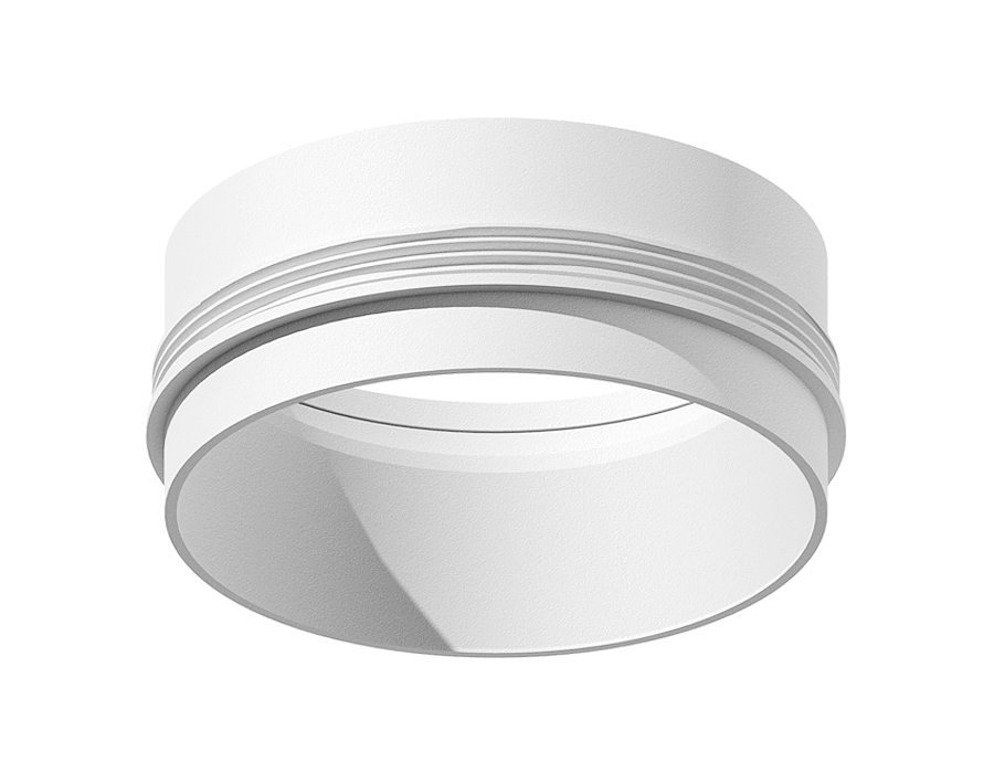 Насадка передняя для корпуса светильника с диаметром отверстия D60mm N6120 SWH белый песок D60*H32mm Out10mm MR16