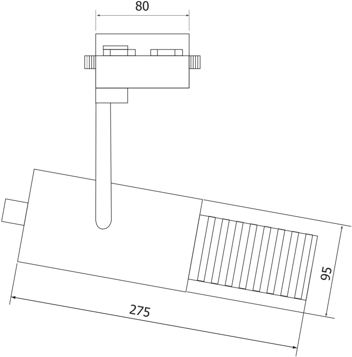 Трековый светильник диммируемый однофазный Elektrostandard Forema 8503001 (a060612)