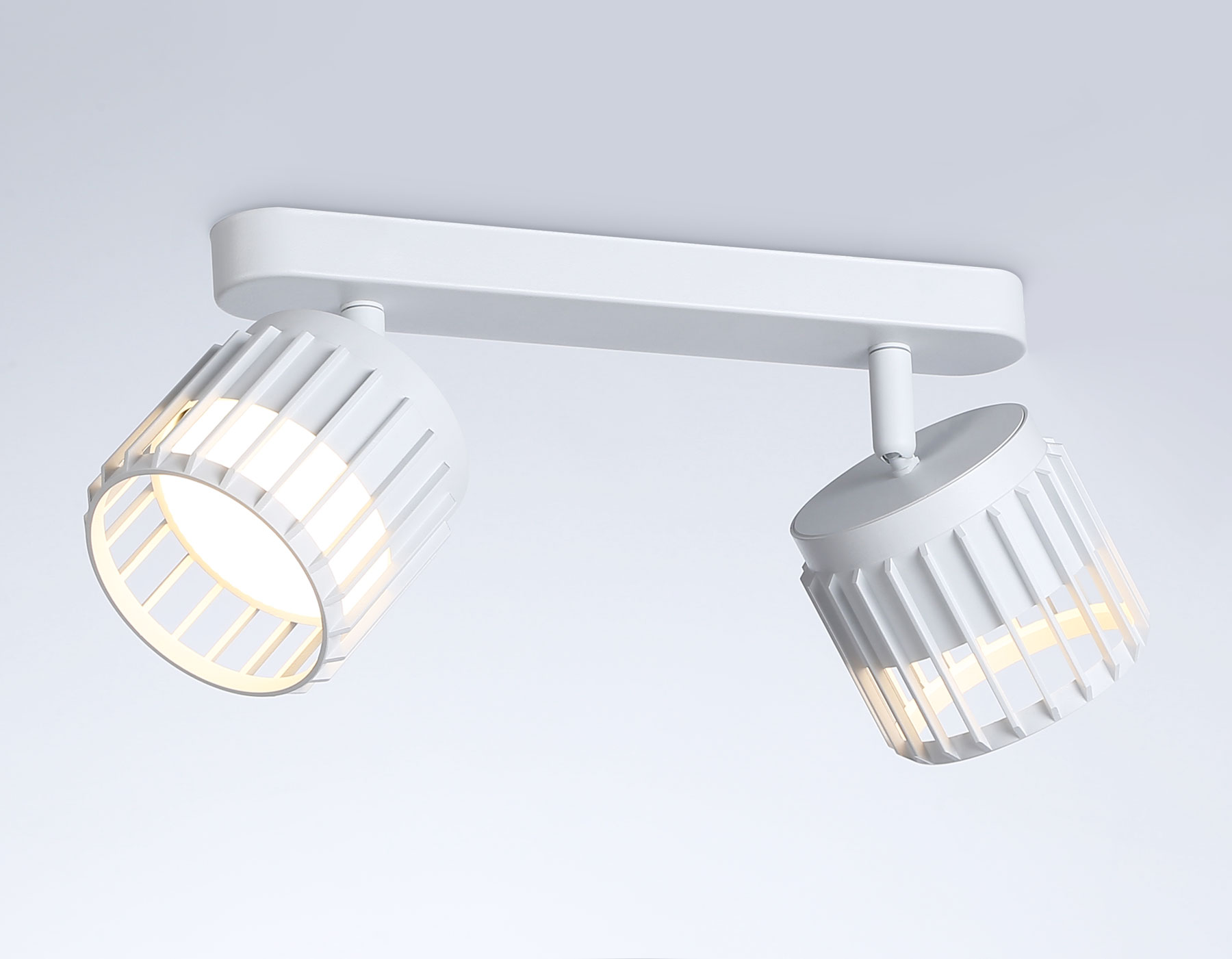 Настенно-потолочный поворотный спот со сменной лампой GX53 TN71161/2 WH белый GX53/2 260*100*125