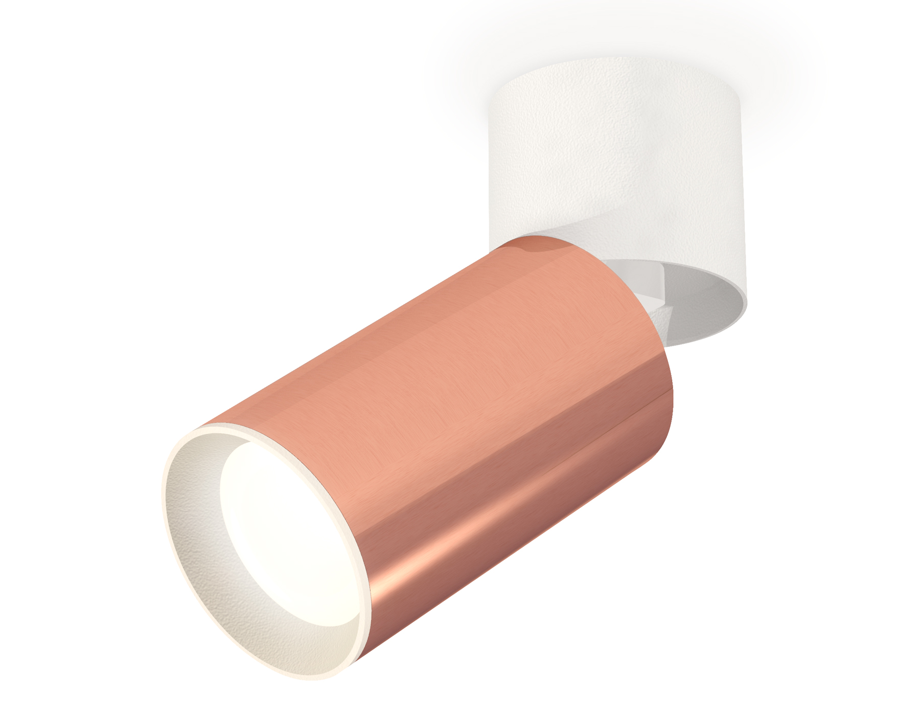 Комплект накладного поворотного светильника XM6326030 PPG/WH/SWH золото розовое полированное/белый/белый песок (A2220, C6326, N6101)