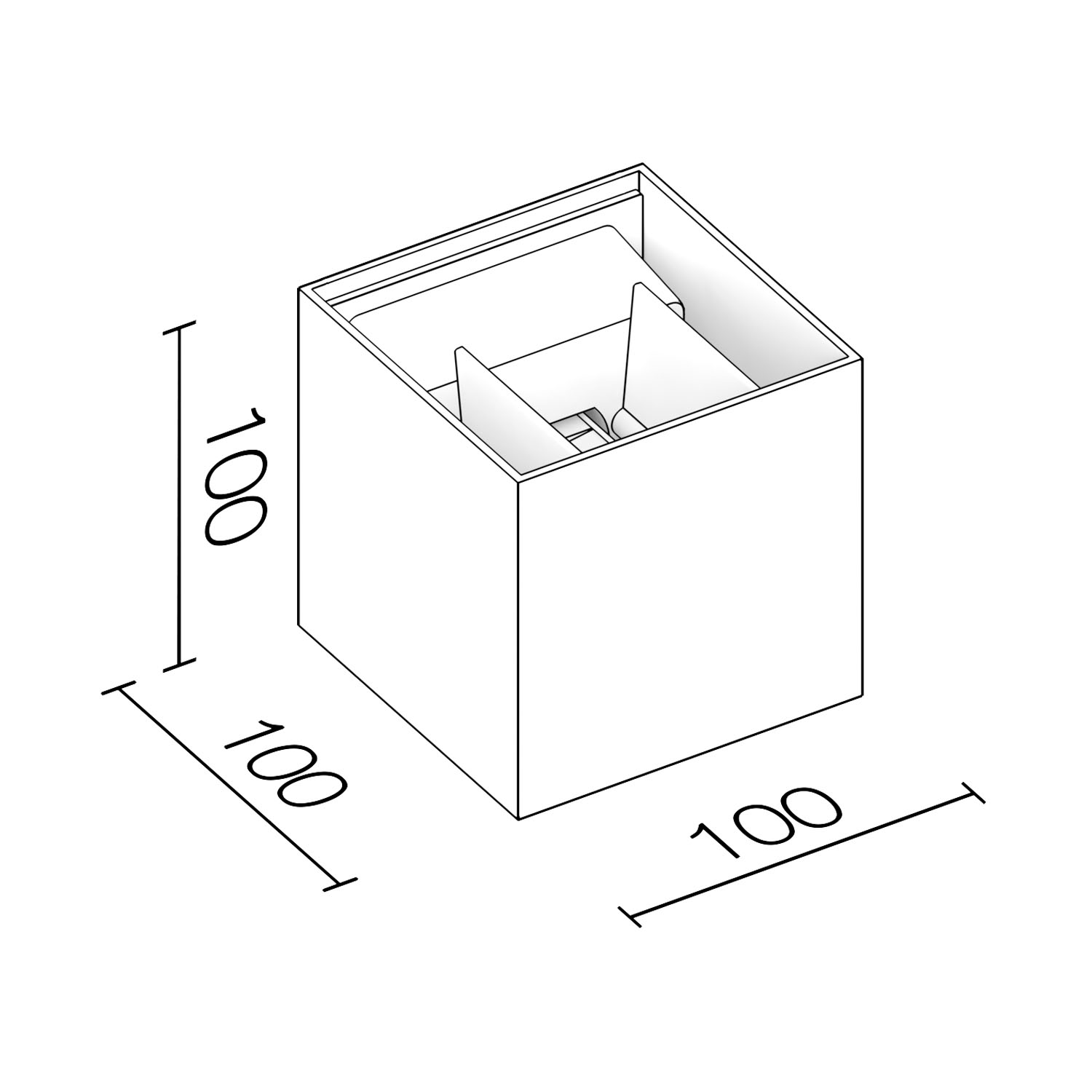 Настенный светодиодный светильник Ledron BCS-WL2027 Black-Gold (2991)
