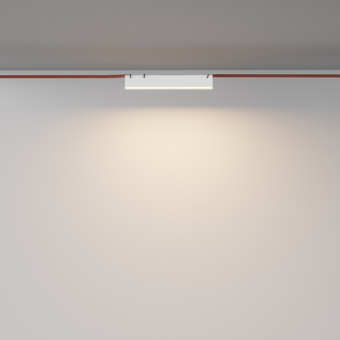 Трековый светильник Maytoni Basis Parity TR129B-12W3K-W 48V 3000K 12Вт белый (tr129b-12w3k-w)